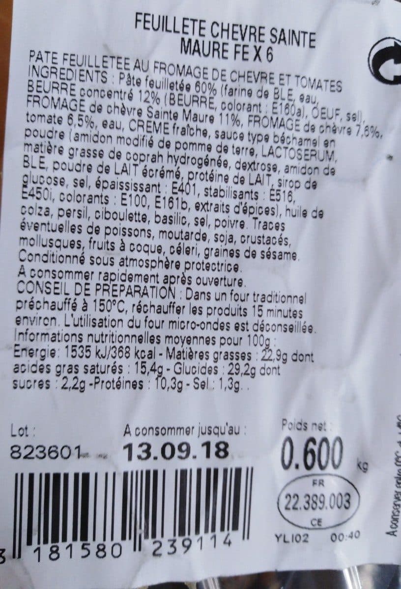 Jean Stalaven Feuillete au chevre Stalaven packshot