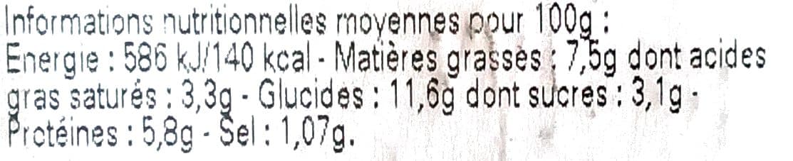 Qualité traiteur Gratin de pommes de terre poireaux chèvre et lardons packshot