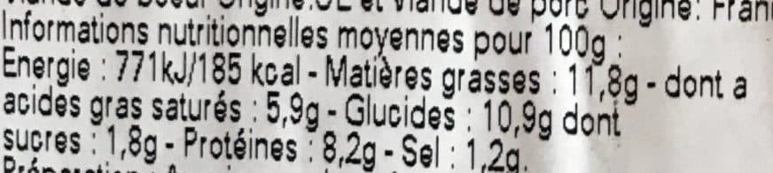 Jean Stalaven Hachis Doré au Four packshot
