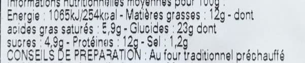 Jean Stalaven Croque à l'Auvergnate cuisiné à la fourme d'Ambert & aux poires packshot