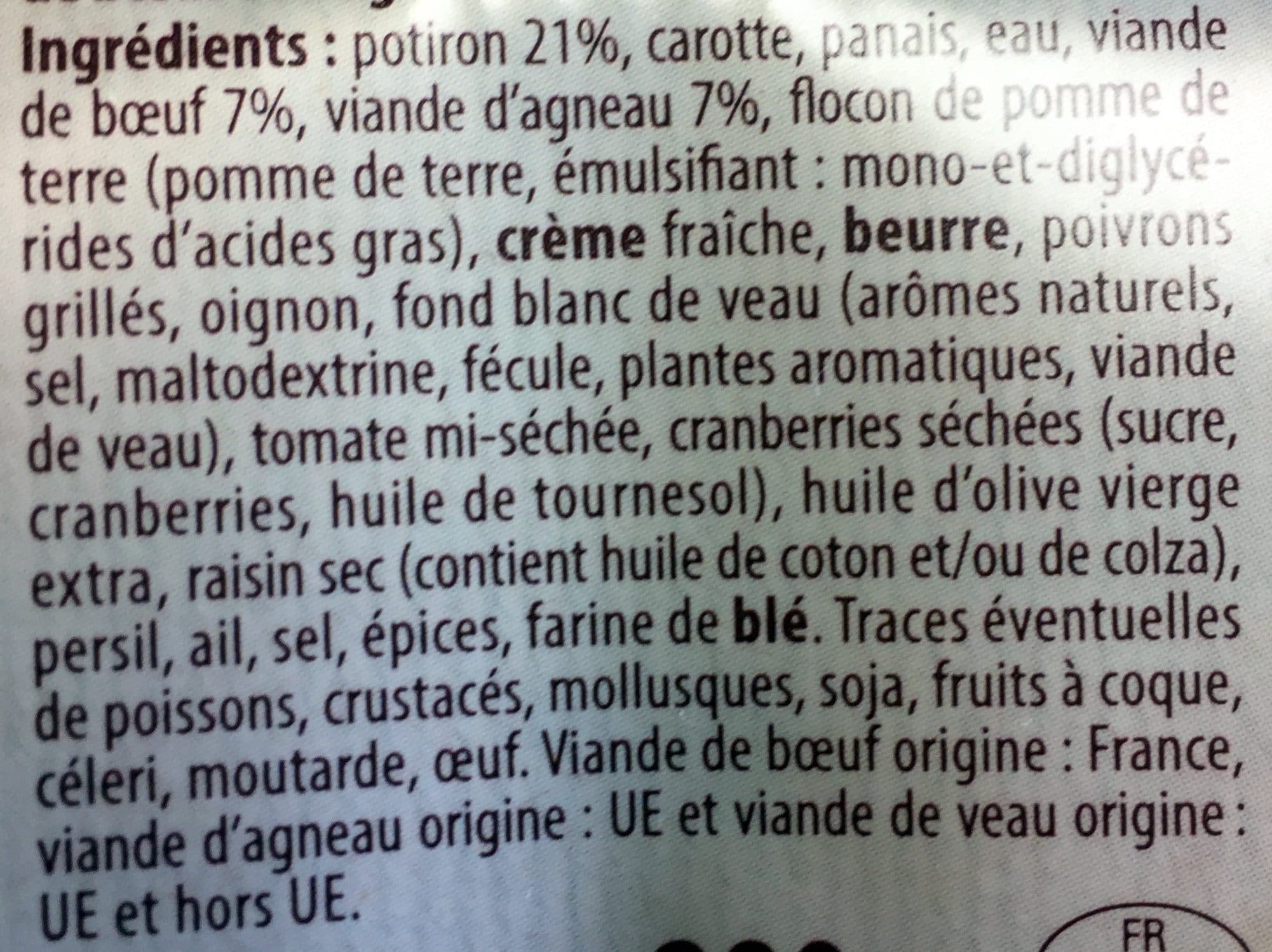 Régal du Chef Duo de bœuf et agneau & son écrasé de potiron packshot