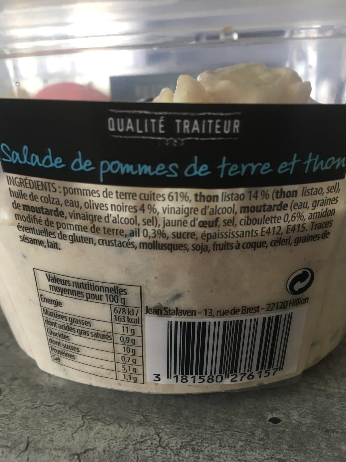Jean Stalaven Salade du pêcheur packshot