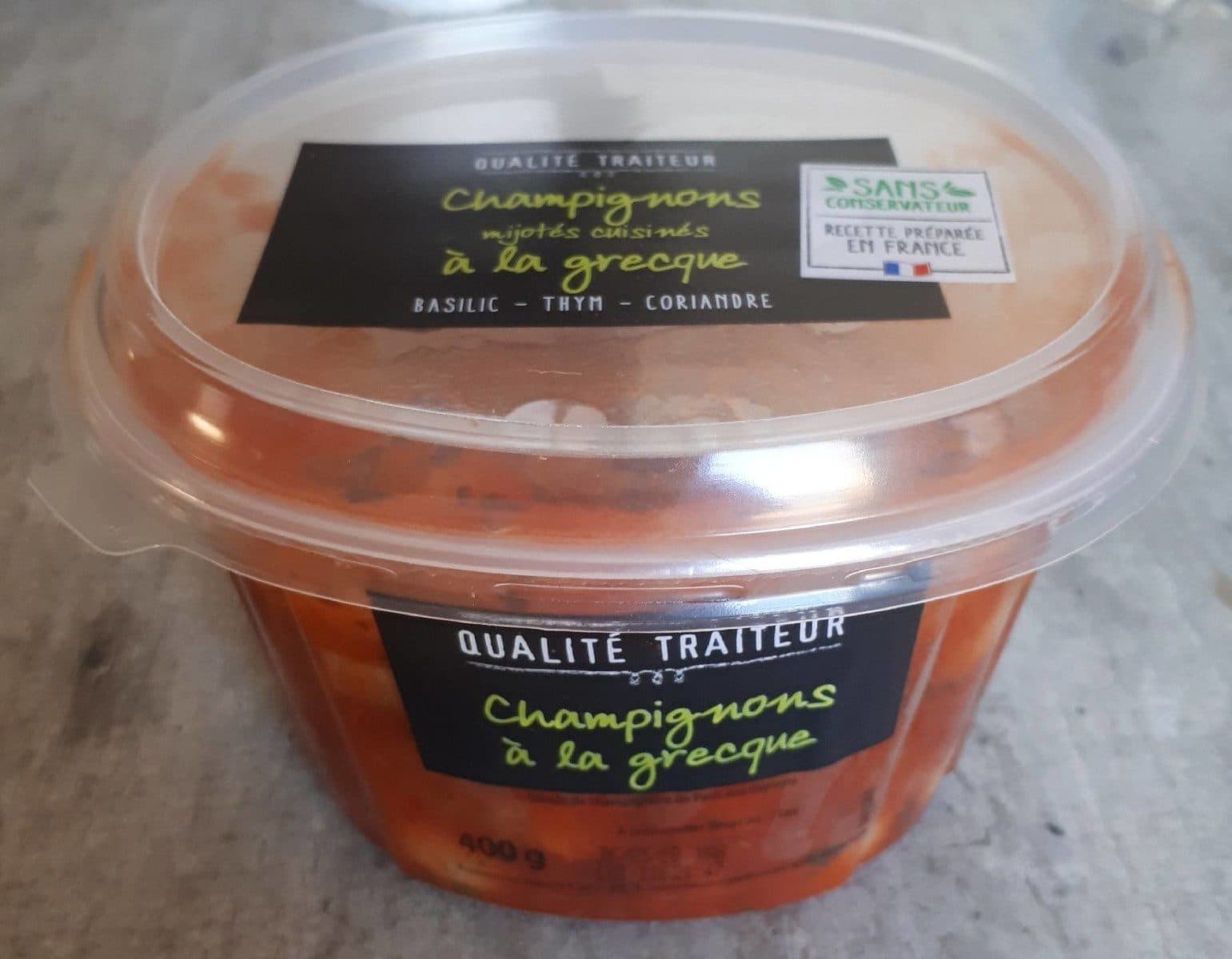 Qualité Traiteur Champignons à la grecque packshot