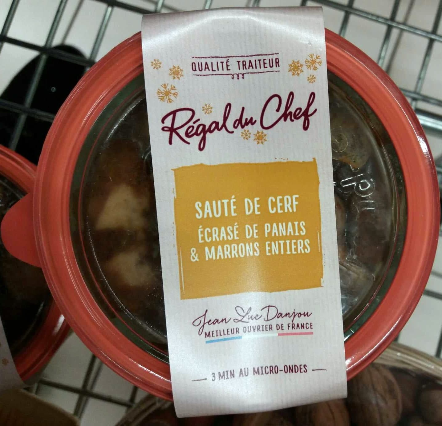 Régal du Chef Sauté de cerf écrasé de panais & marrons entiers packshot