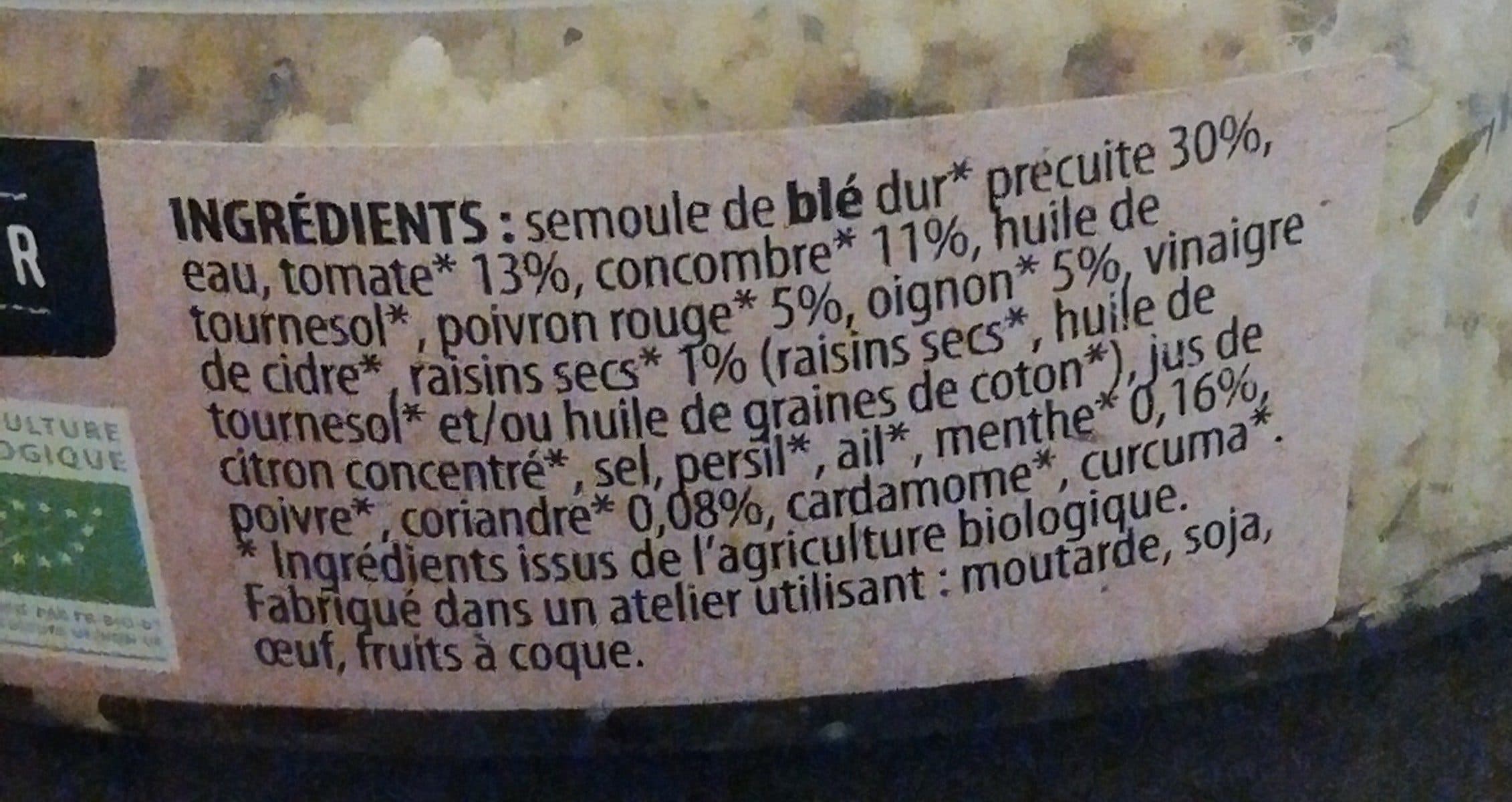 Jean Stalaven Taboulé à l'Orientale packshot