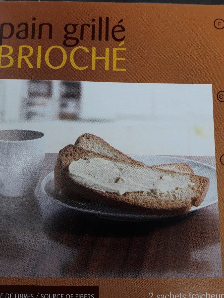 Leader Price Pain grillé brioché packshot