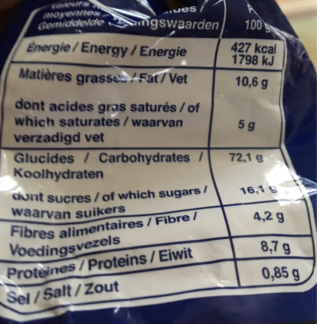 Pasquier Mini Toast aux figues croustillants Pasquier packshot