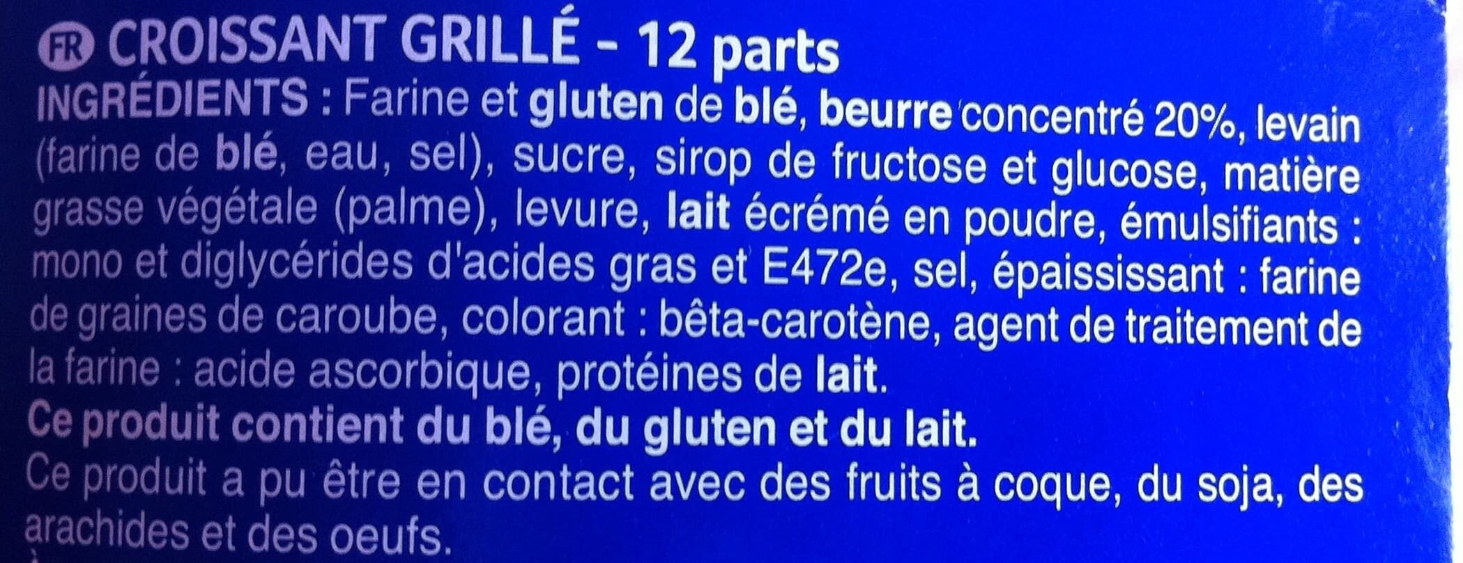 Pasquier Les croustillants façon croissant packshot