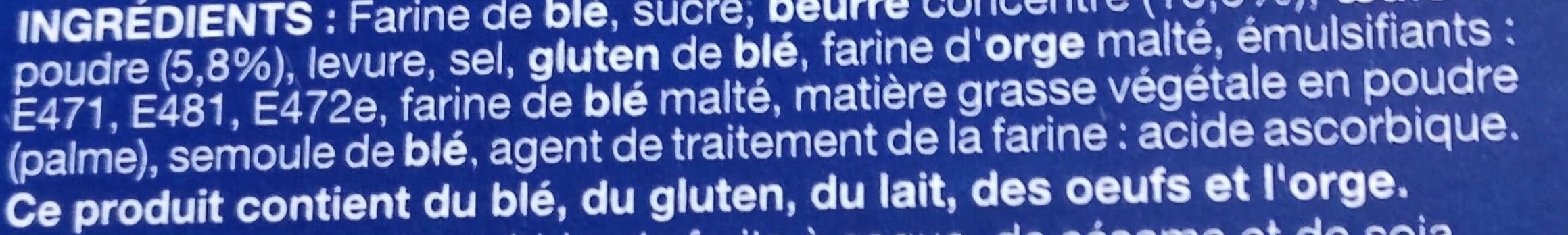 Brioche Pasquier Les Grillettines Brioché packshot