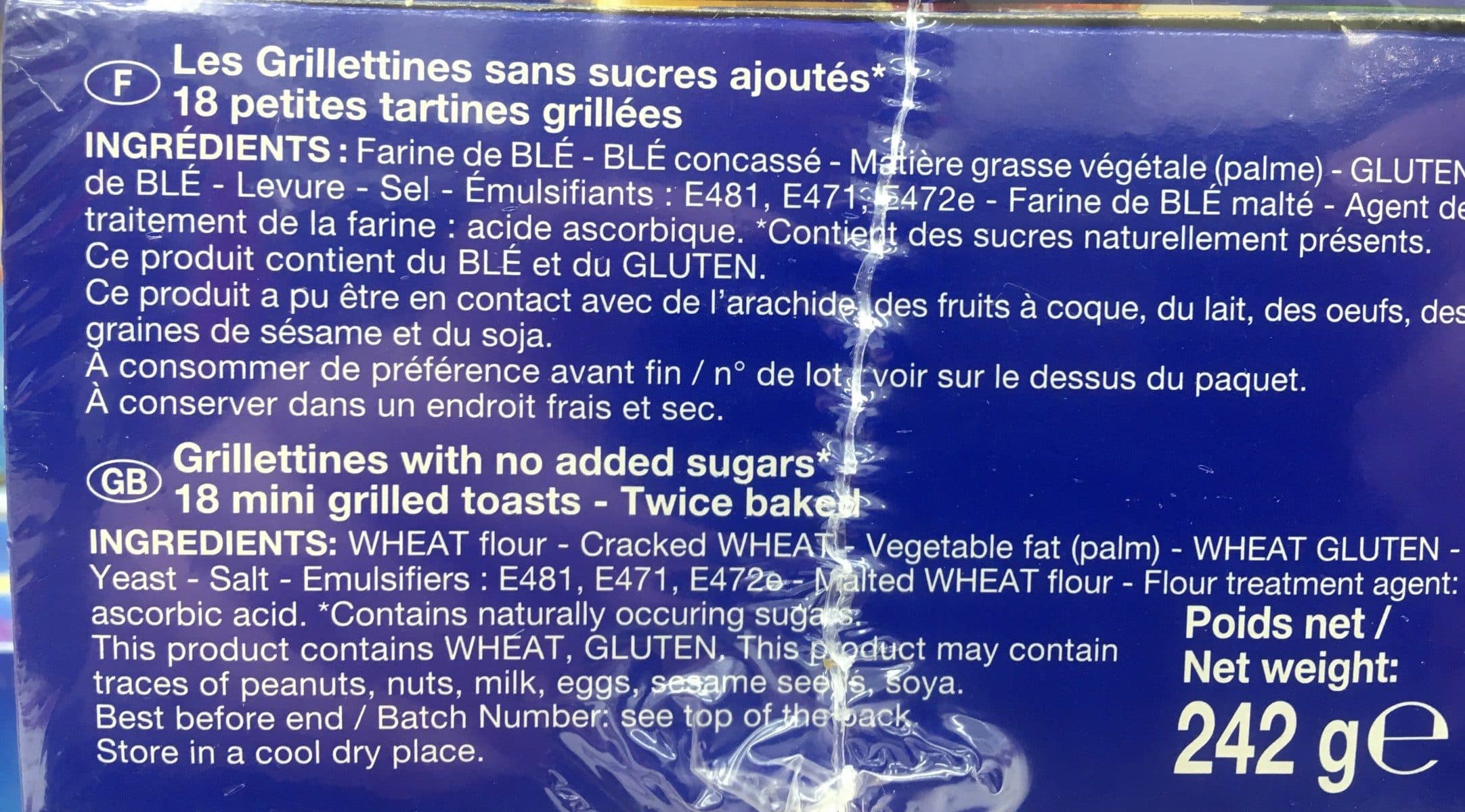 Brioche Pasquier Grilletine equilibre packshot
