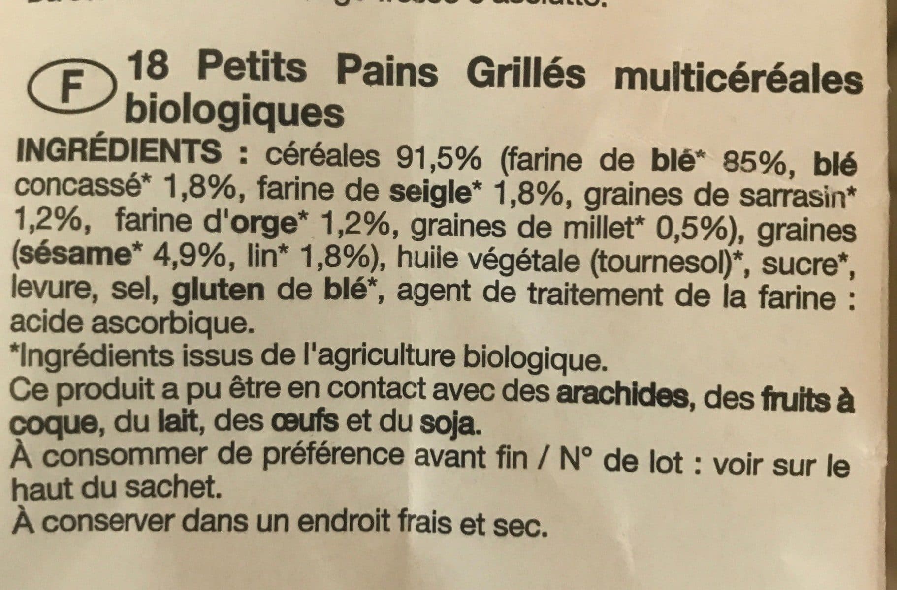 Open Food Facts Crostini packshot