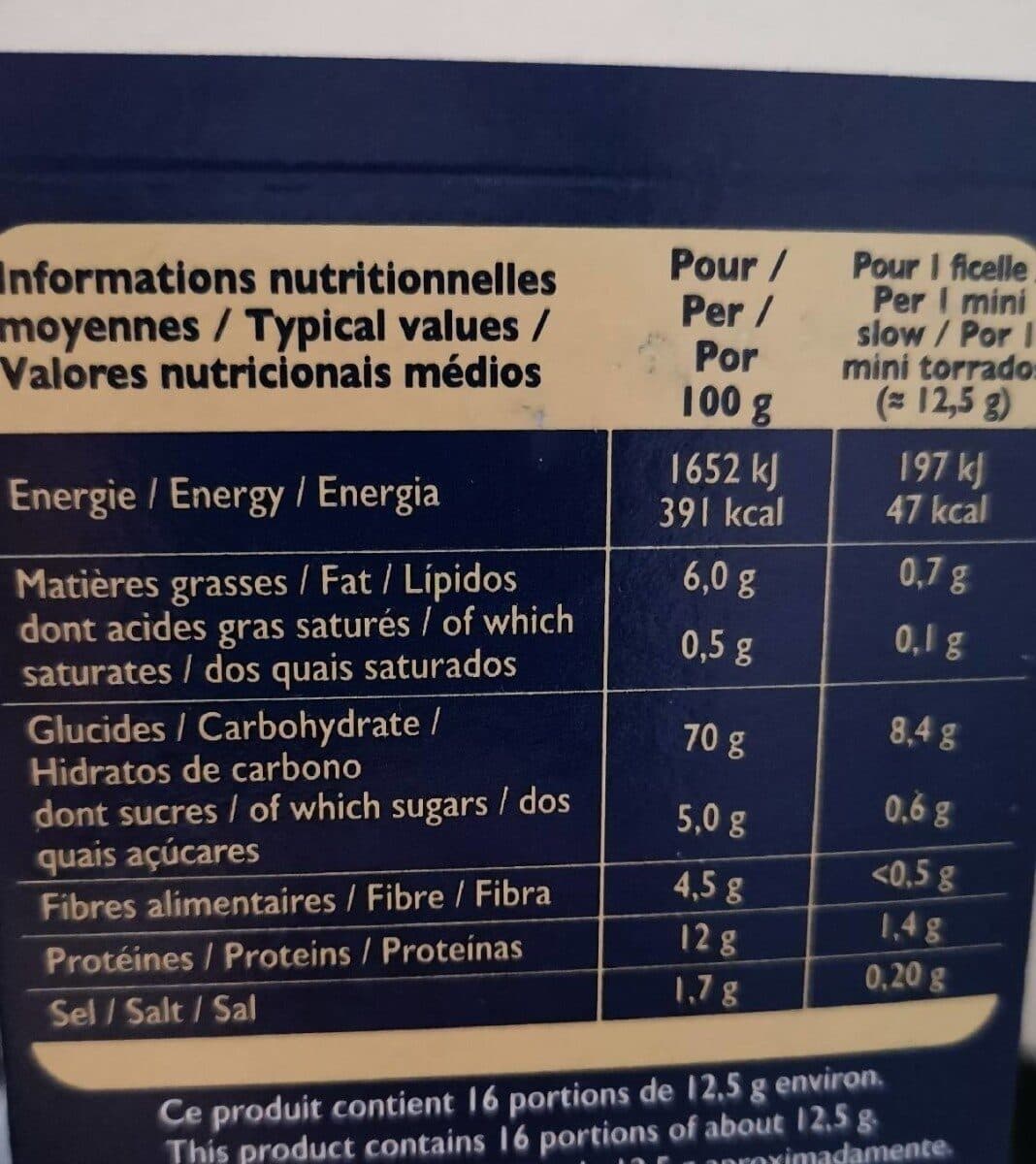 Brioche Pasquier Ficelle de Pain Froment 200g packshot