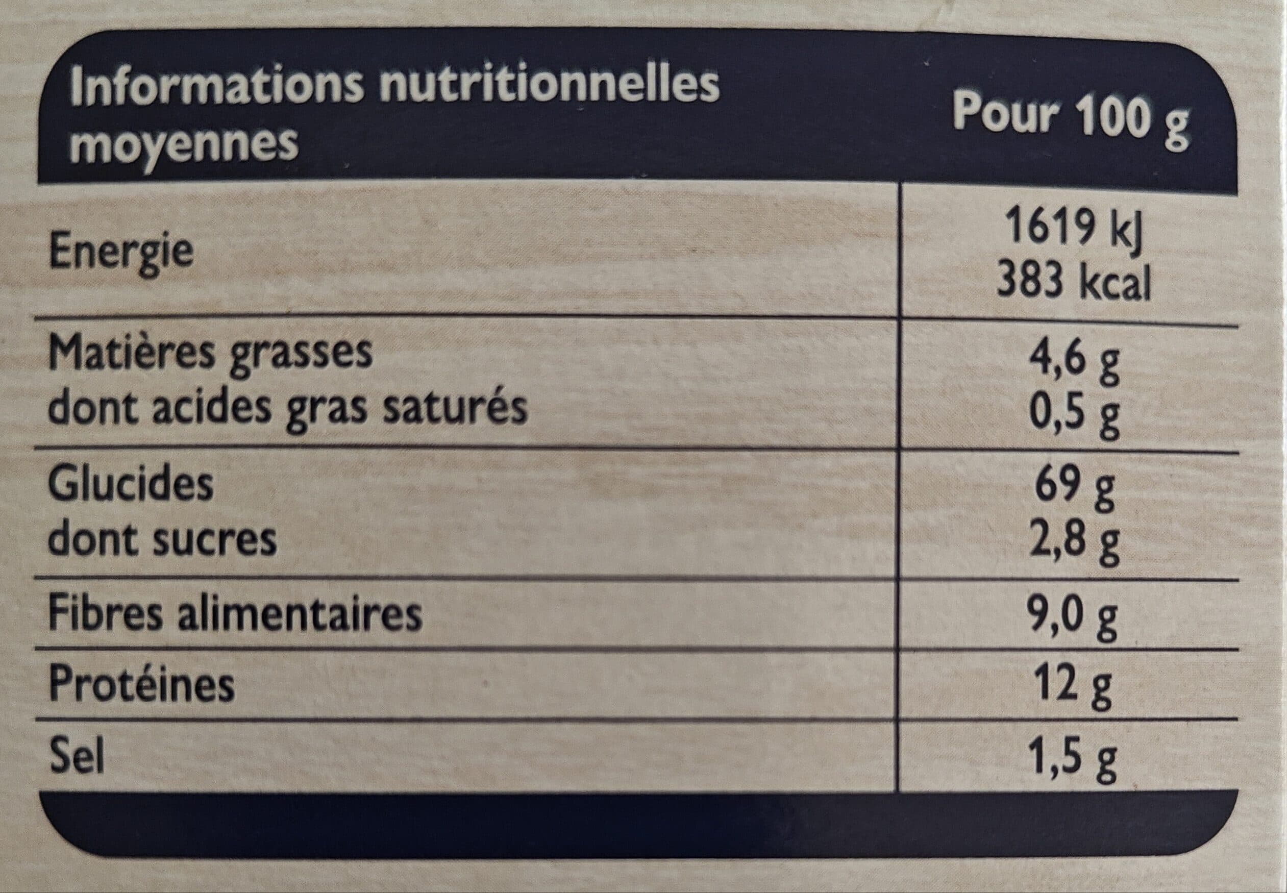 Pasquier Tartines de pain - blé complet - Bio packshot