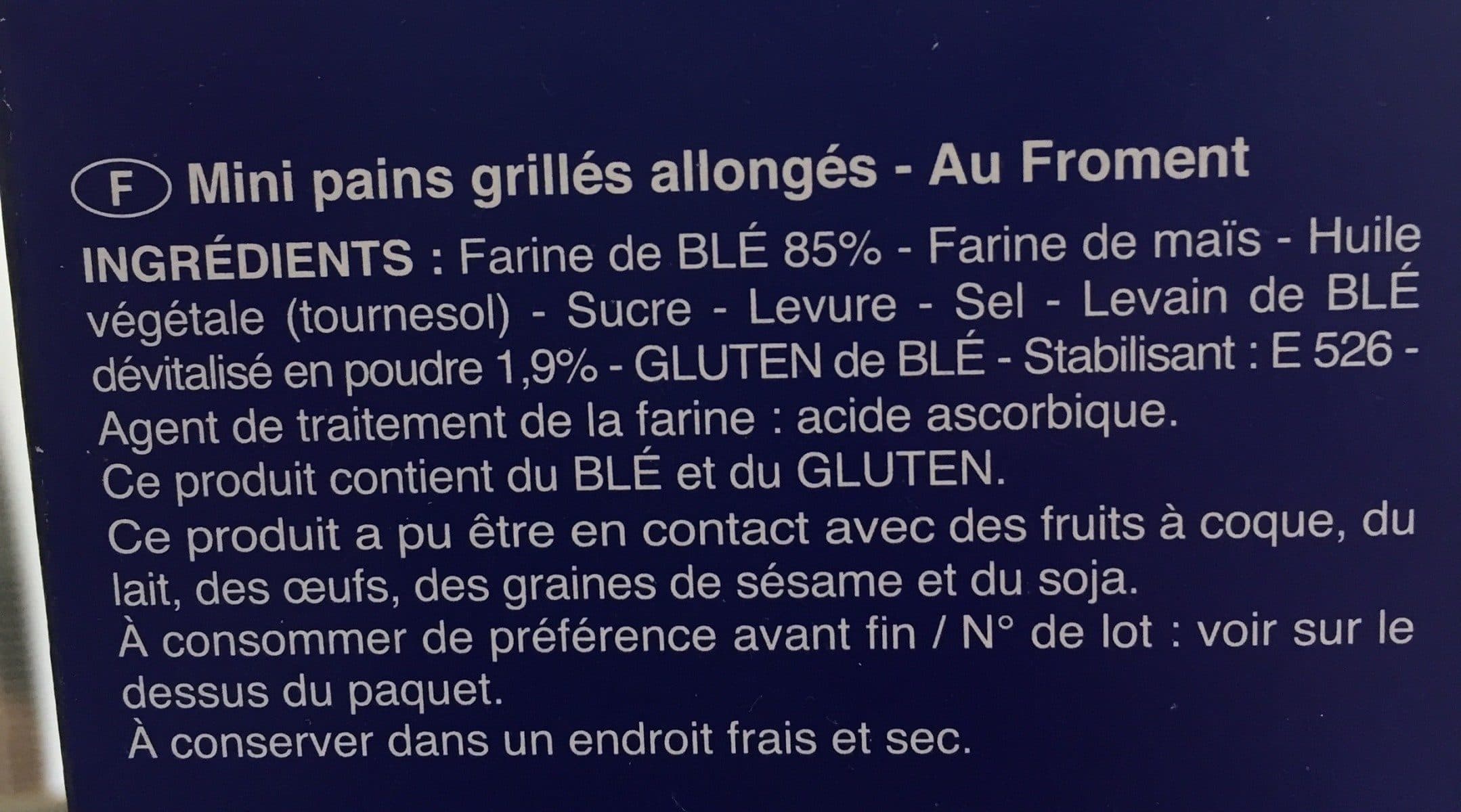 Pasquier Tartines de Pain multi-céréales packshot