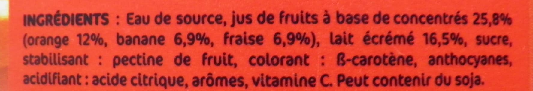 Danao Orange Banane Fraise packshot