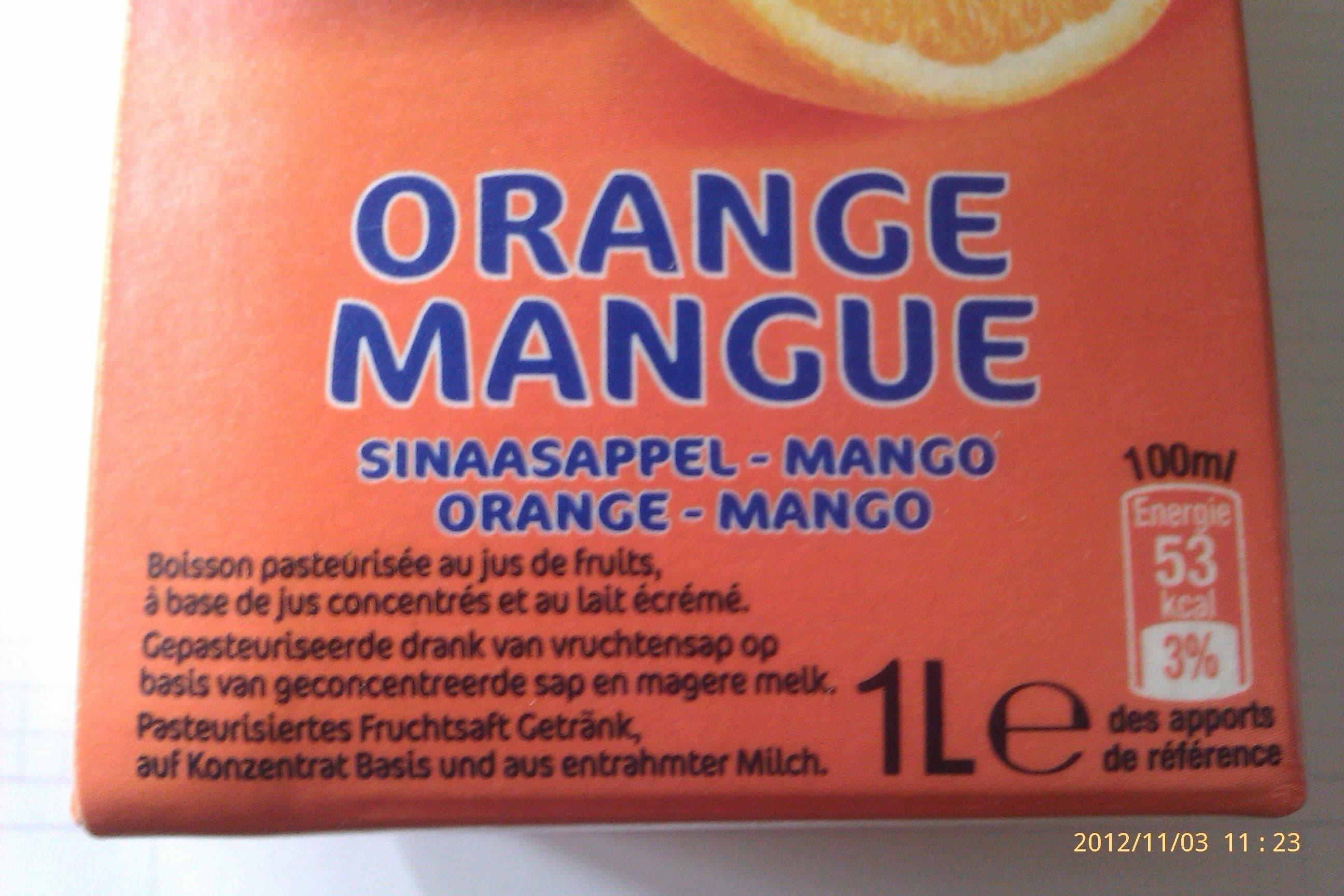 Danao Orange Mangue packshot