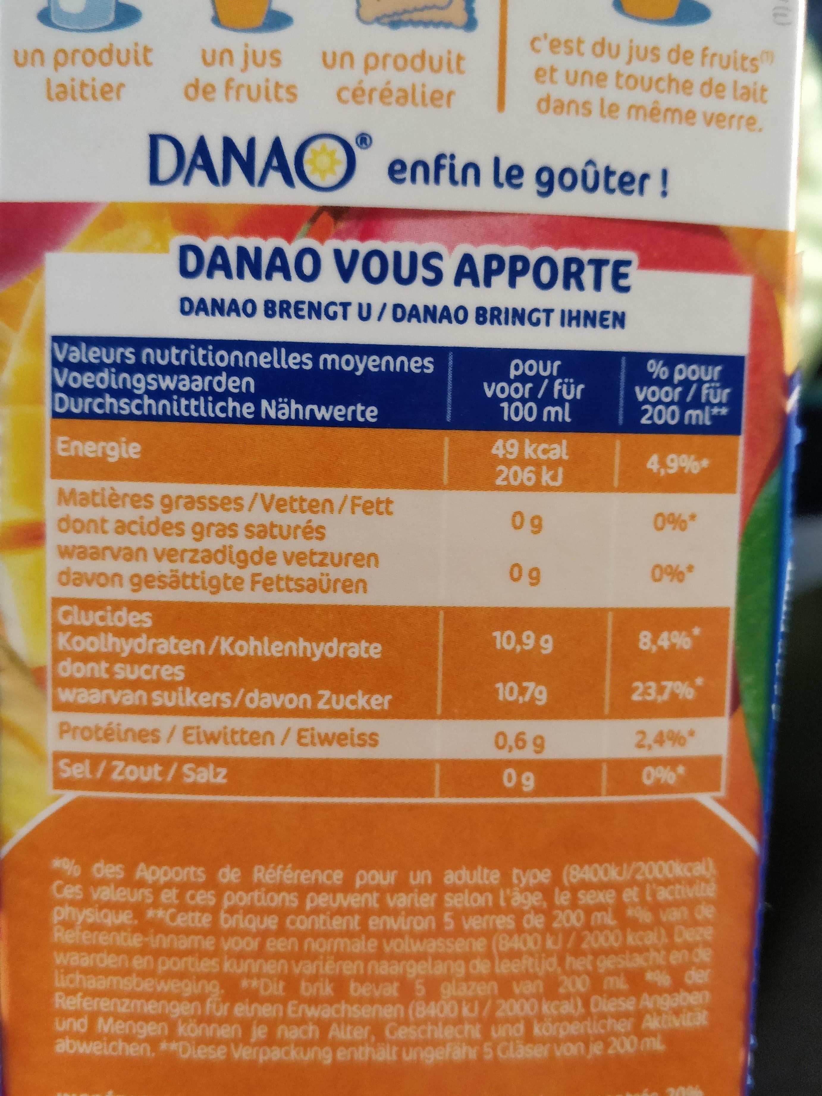 Danao Mangue éclatante packshot