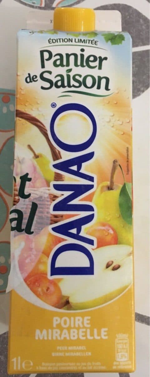 Danao Danao poire mirabelle packshot