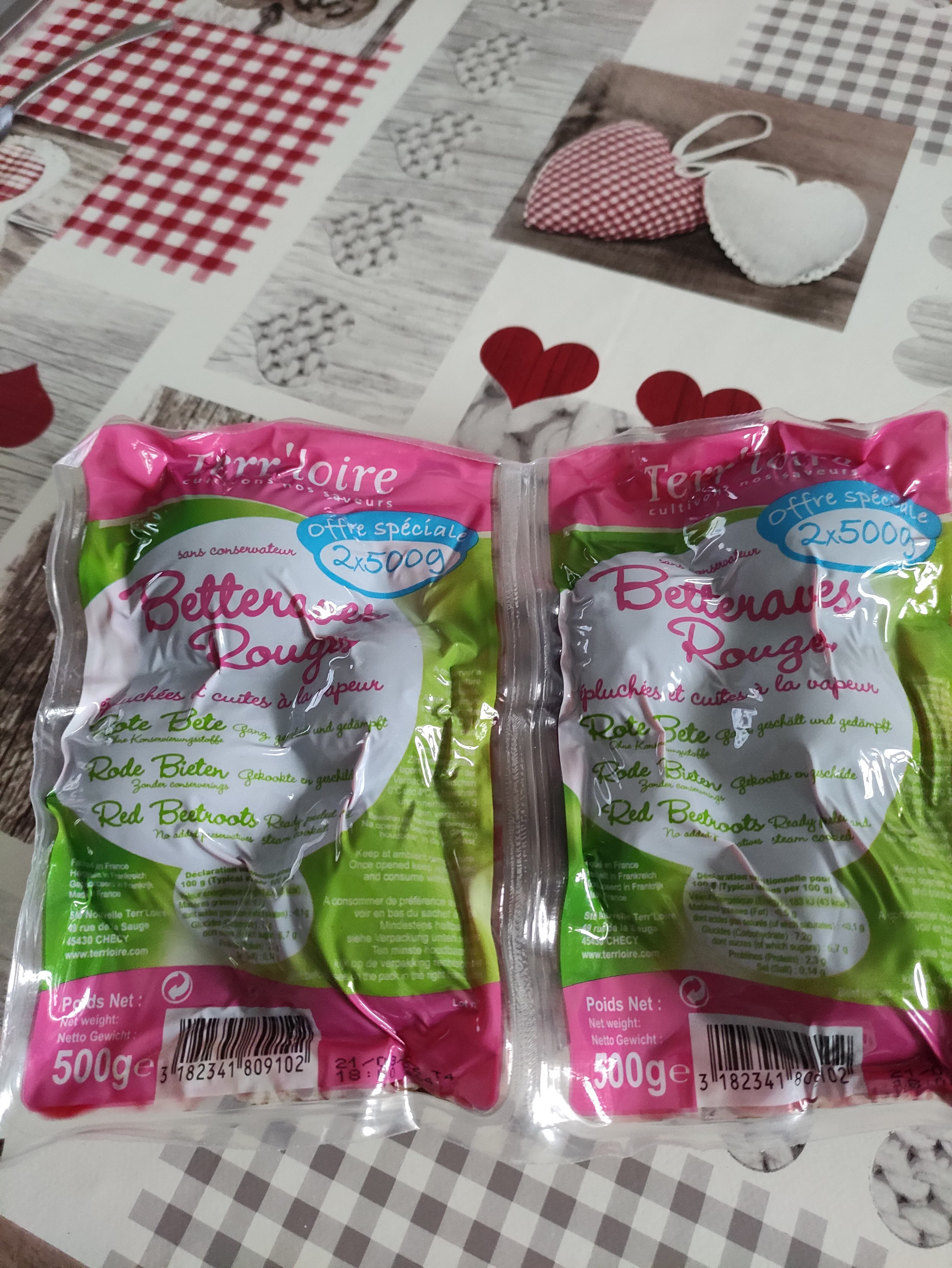 Terr'loire Betteraves rouges packshot
