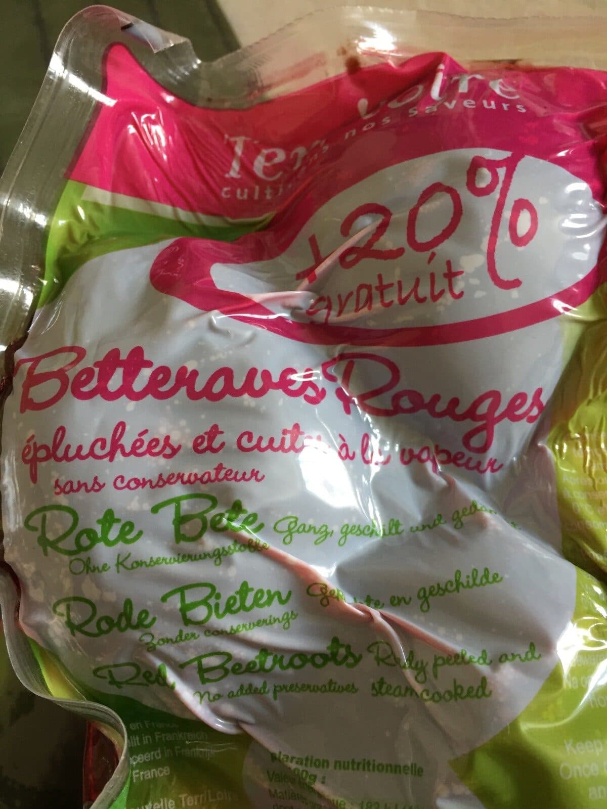 Open Food Facts Betteraves rouge packshot