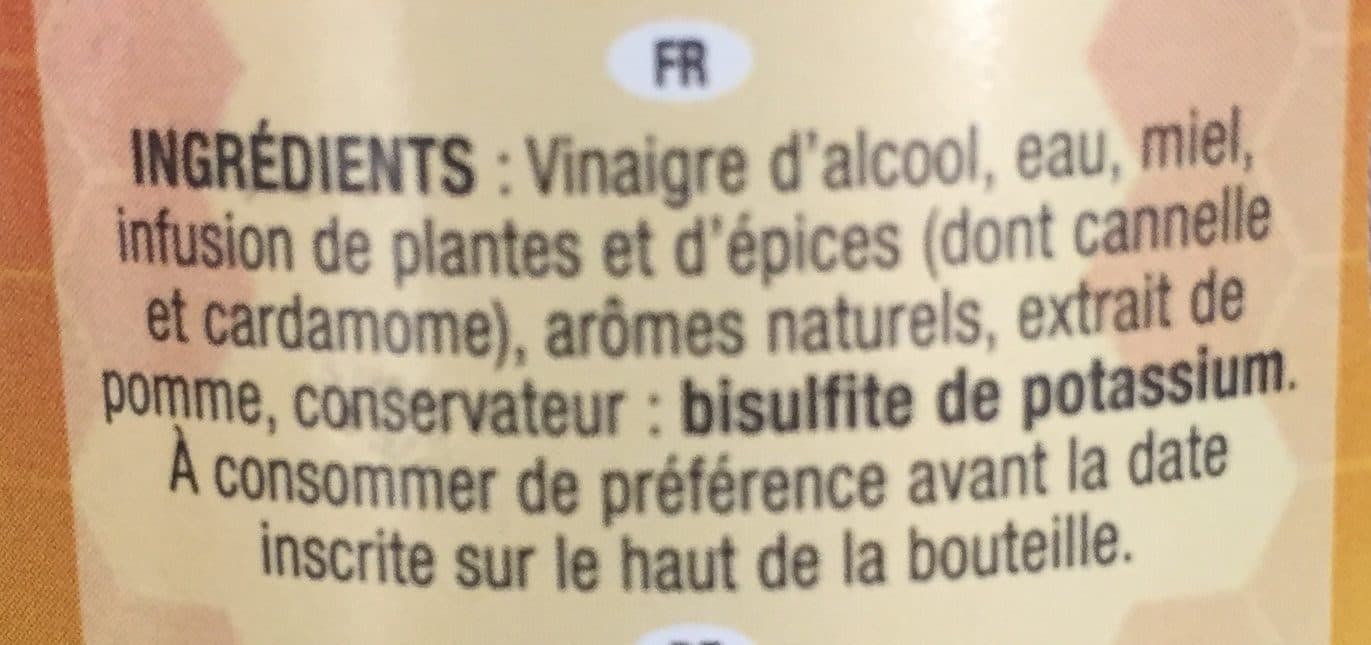 Melfor Melfor Vinaigre Côté Epices cannelle cardamome le flacon de 50 packshot