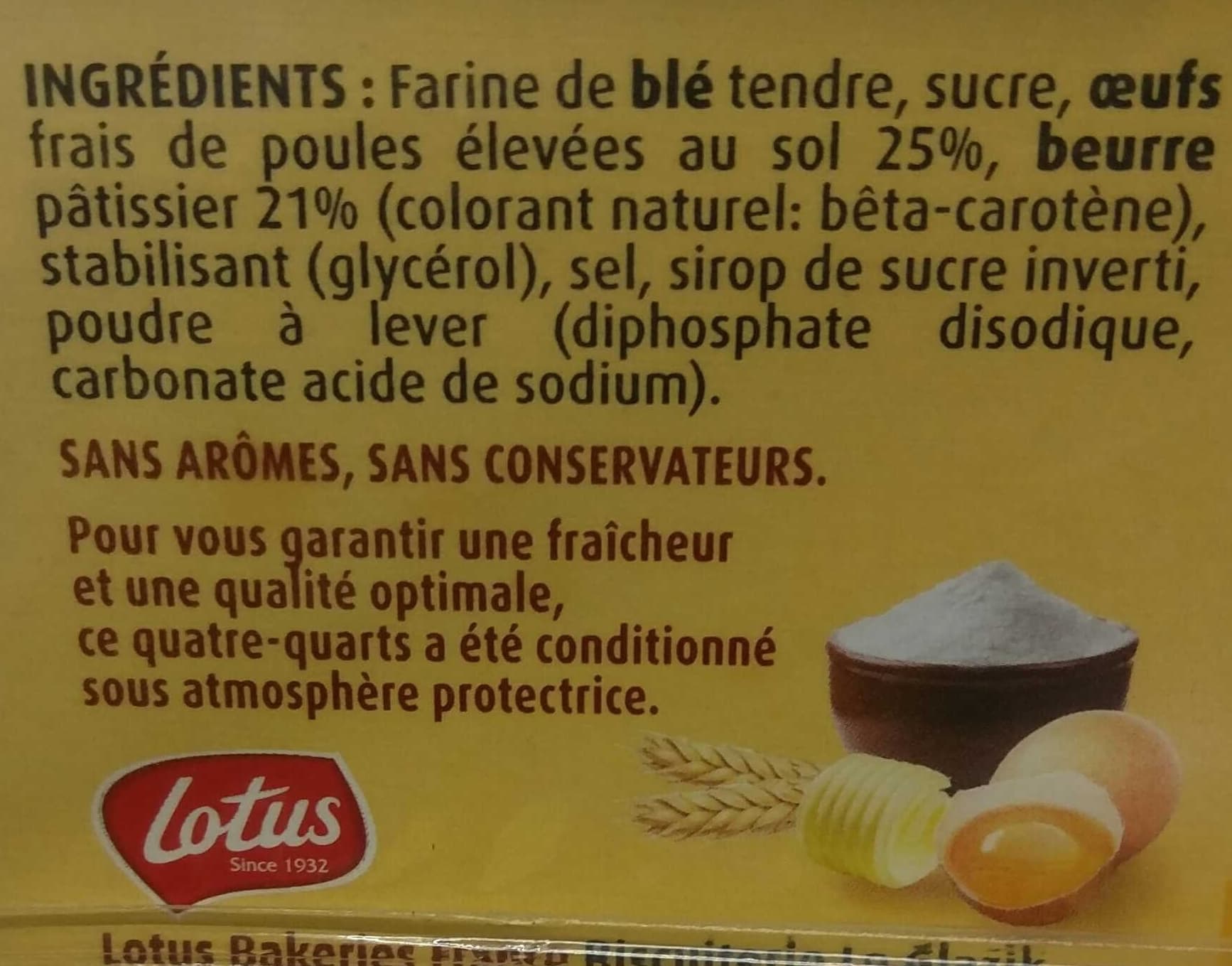 Le glazik LE GLAZIK Quatre-quarts - 800g packshot
