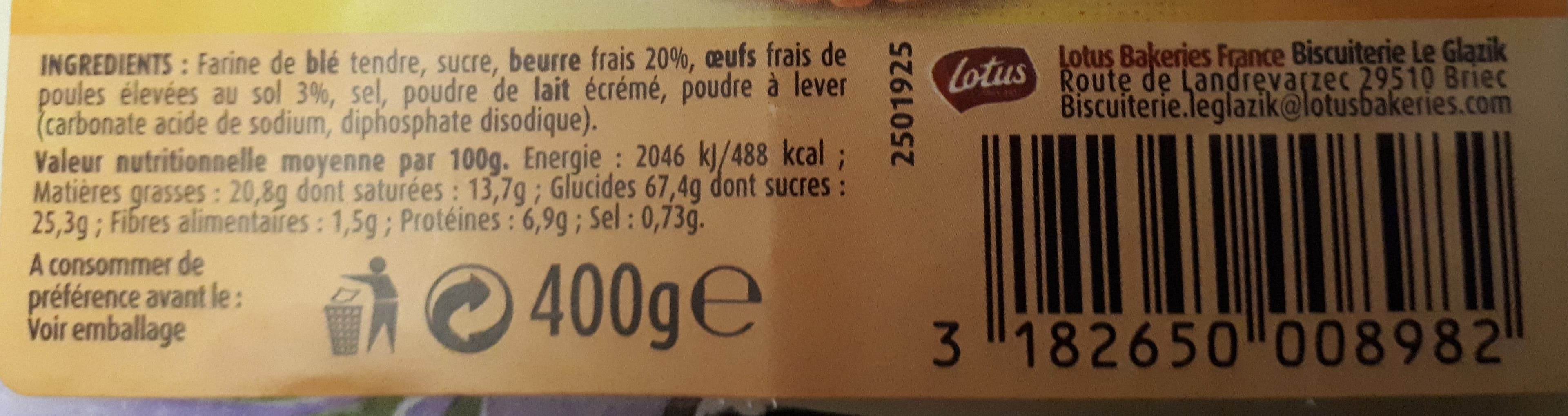 Le glazik LE GLAZIK Grandes Galettes - 400g packshot
