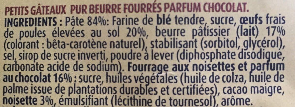 Le glazik LE GLAZIK - Petits Gateaux - cœur Choco-noisette 304g (8x1p) packshot