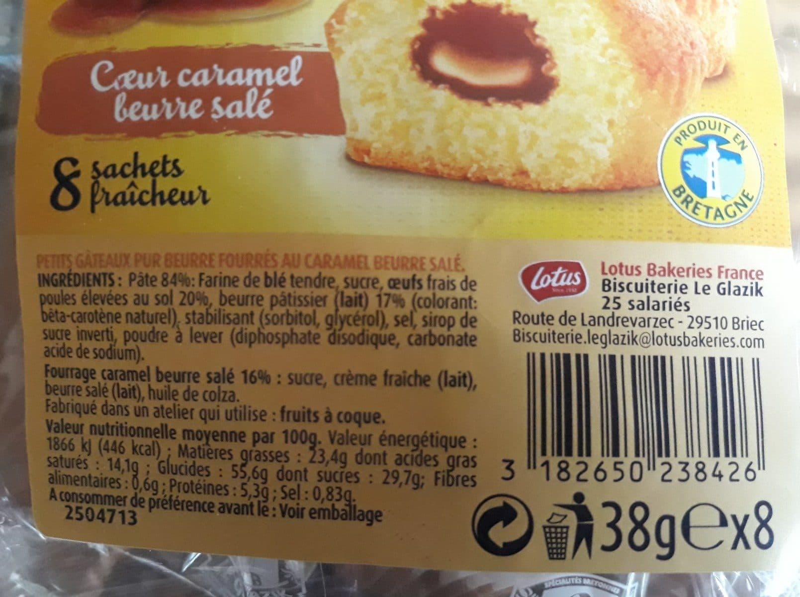 Le Galzik Petit Glazik pur beurre - coeur caramel au beurre salé packshot