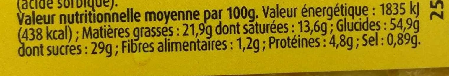 Le glazik LE GLAZIK Gâteau Breton 1/2 lune - Crème de pruneau - 400g packshot