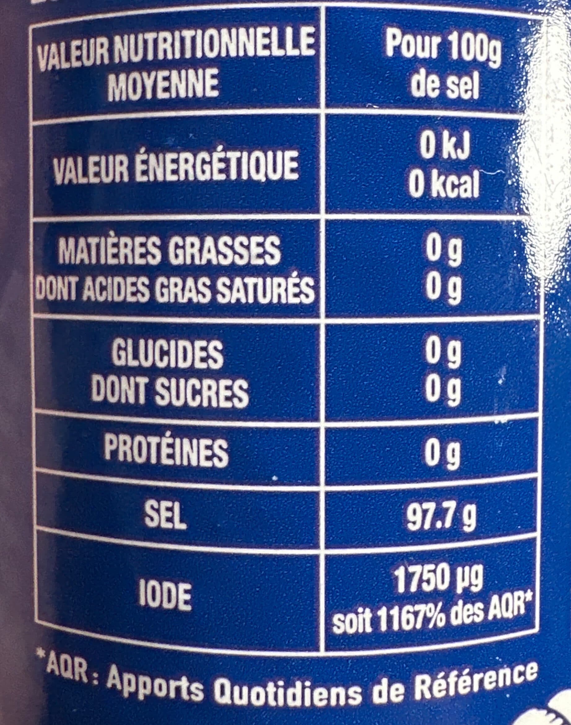 la baleine Sel Moulu de Méditerranée packshot