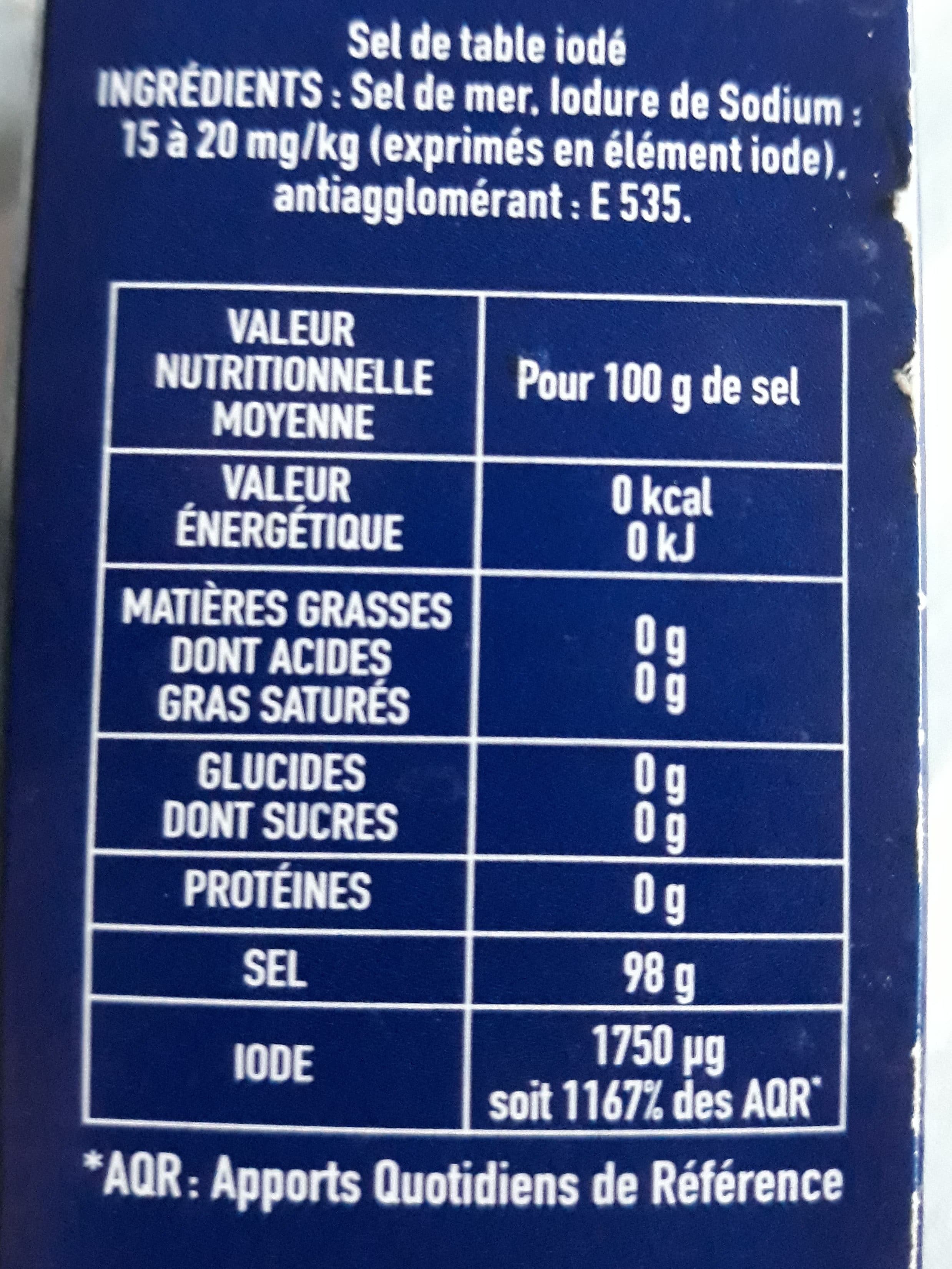 La Baleine Sel de mer la baleine packshot
