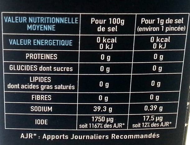 La Baleine Sel de mer la baleine packshot