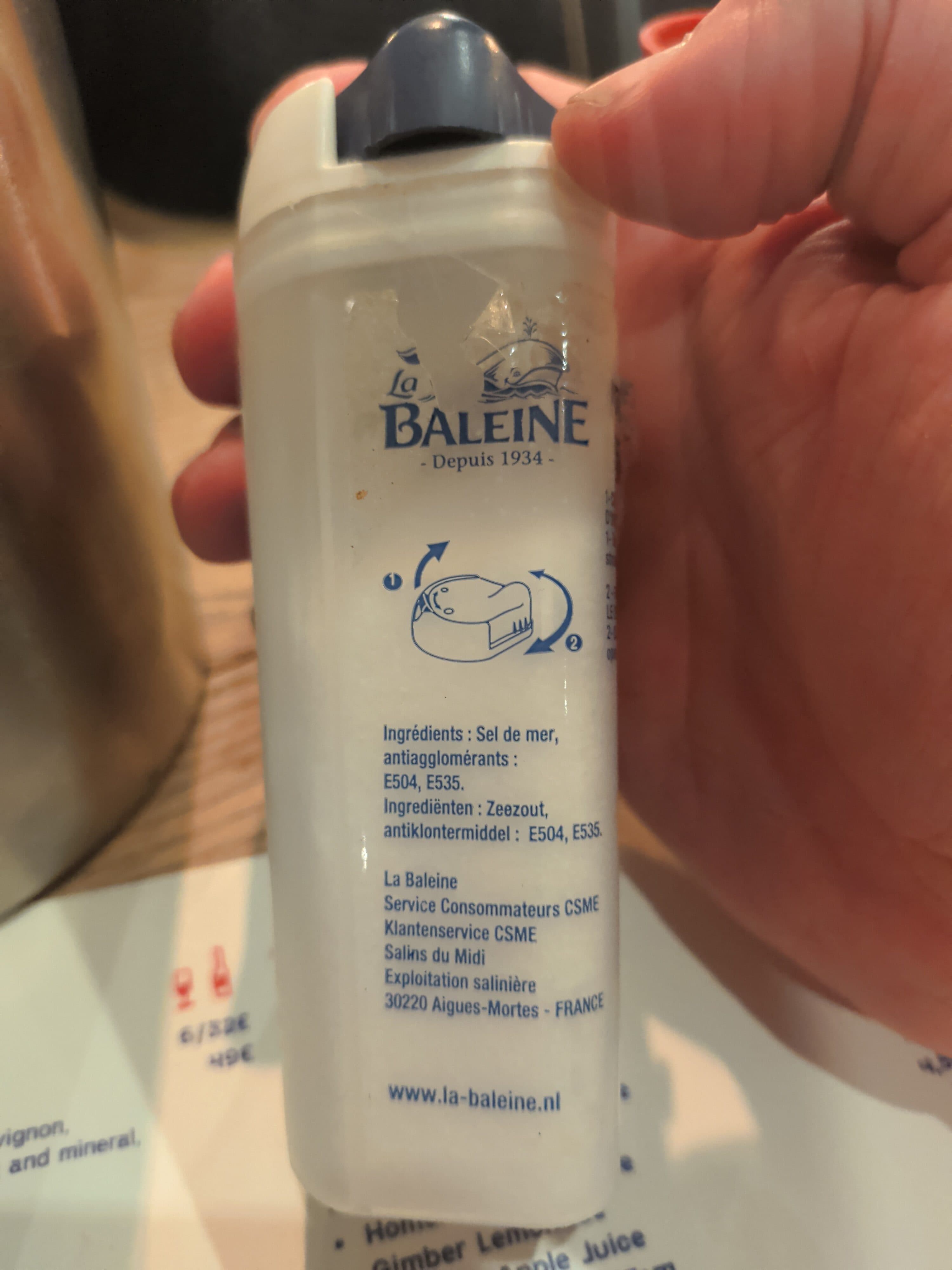 La Baleine Sel de mer packshot