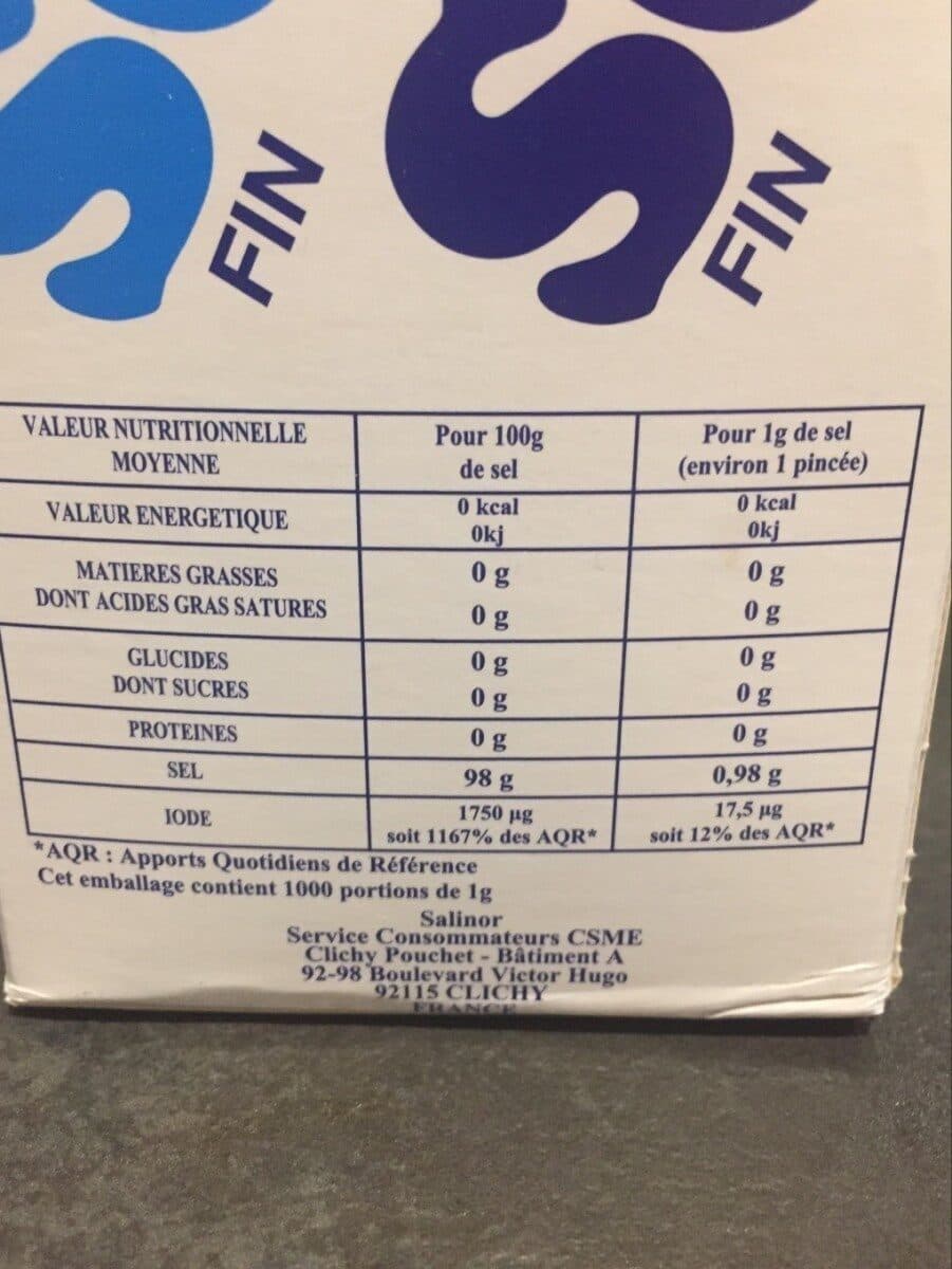 Salinor Sel fin packshot
