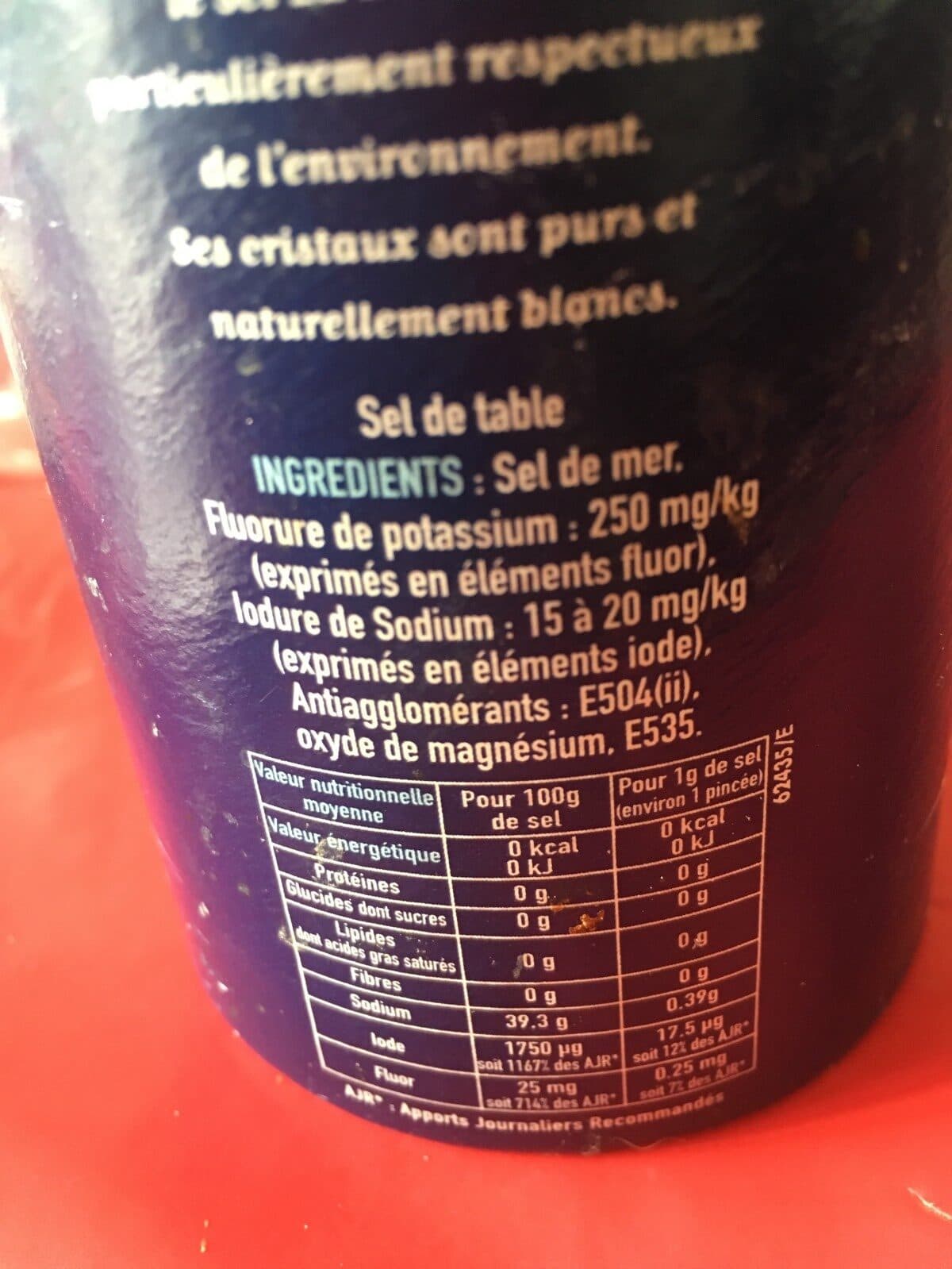 La baleine Sel de mer, grands espaces packshot