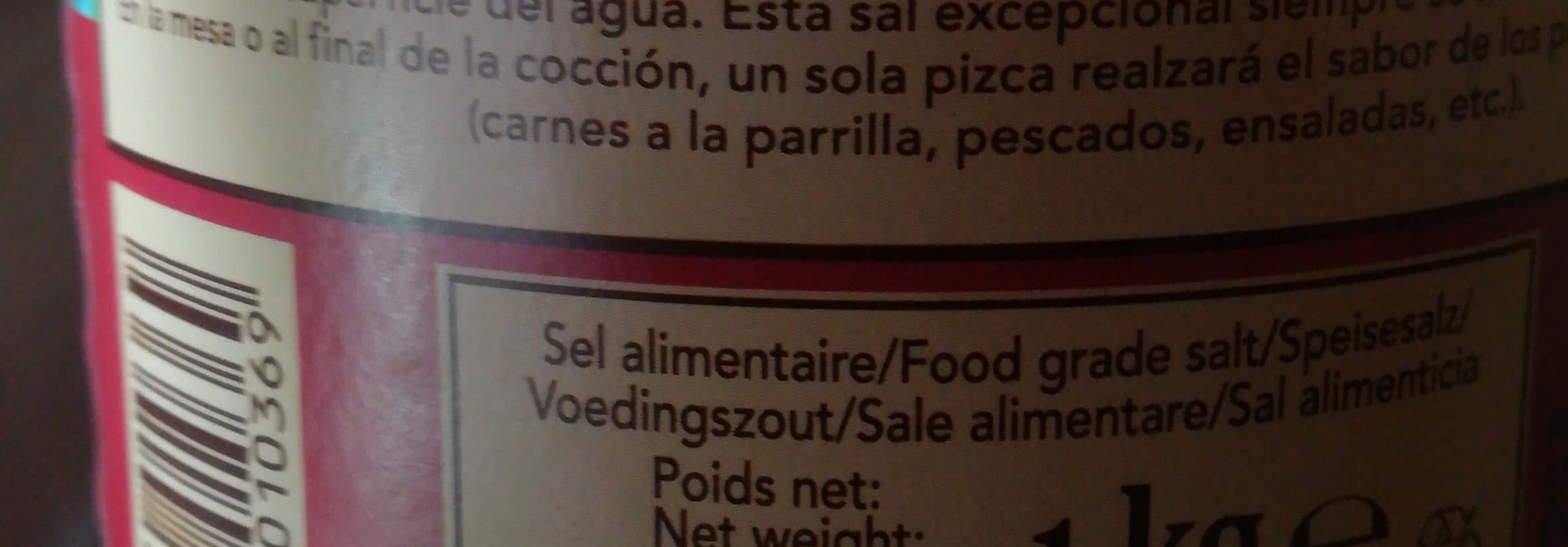 Saunier Fleur De Sel De Camargue 1 KG, 1 Boîte packshot