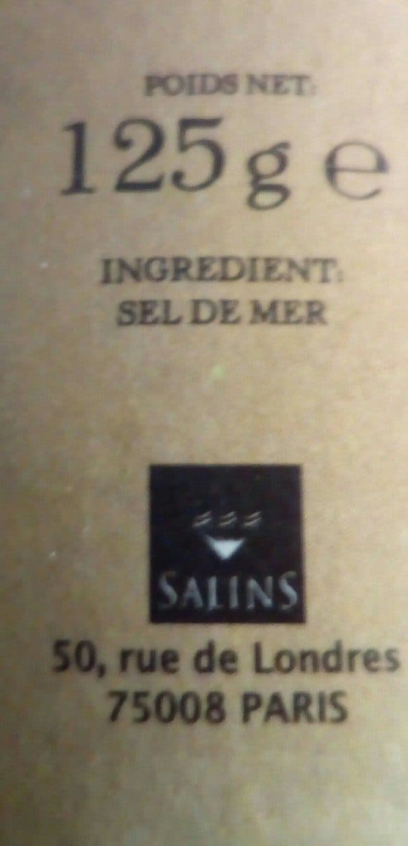 Open Food Facts Fleur De Sel packshot