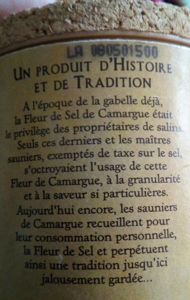 Open Food Facts Fleur De Sel packshot