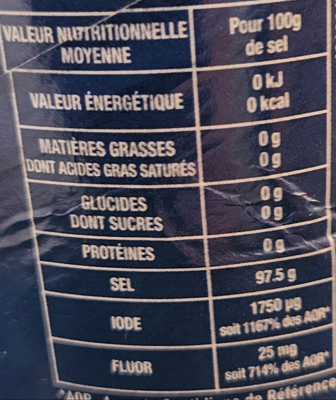 La baleine Sel Fin packshot