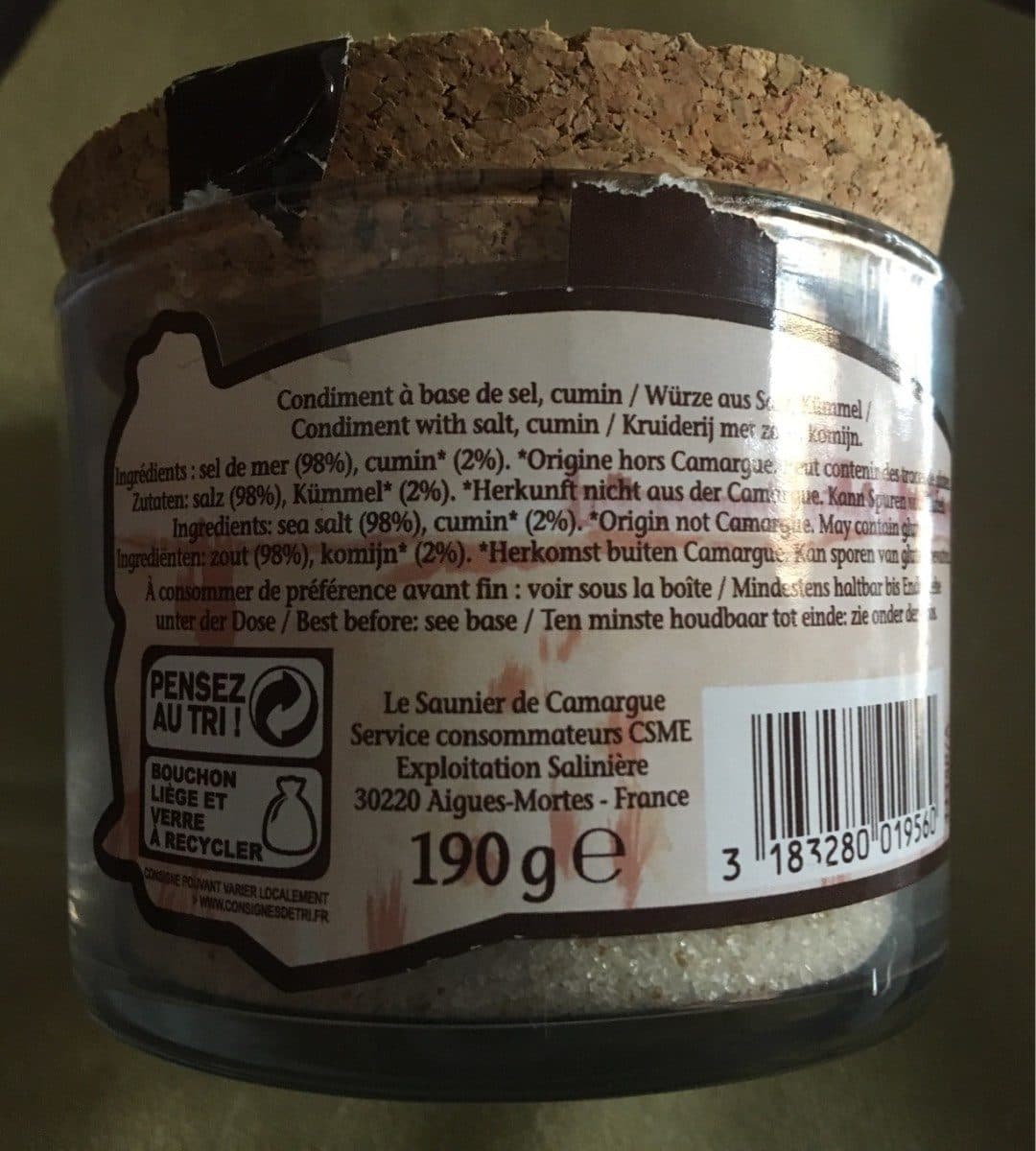 Open Food Facts Sel fin packshot