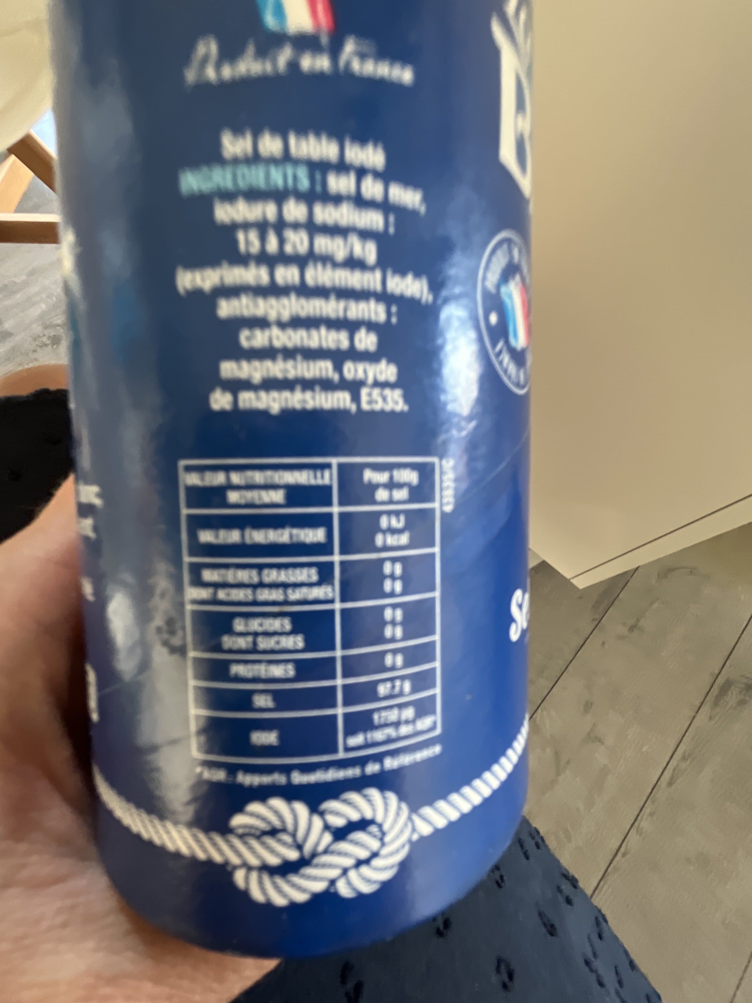 La Baleine Sel de mer fin packshot