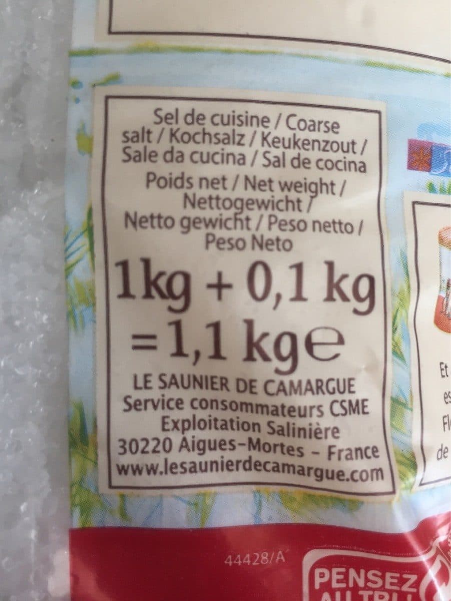 Open Food Facts Gros sel packshot