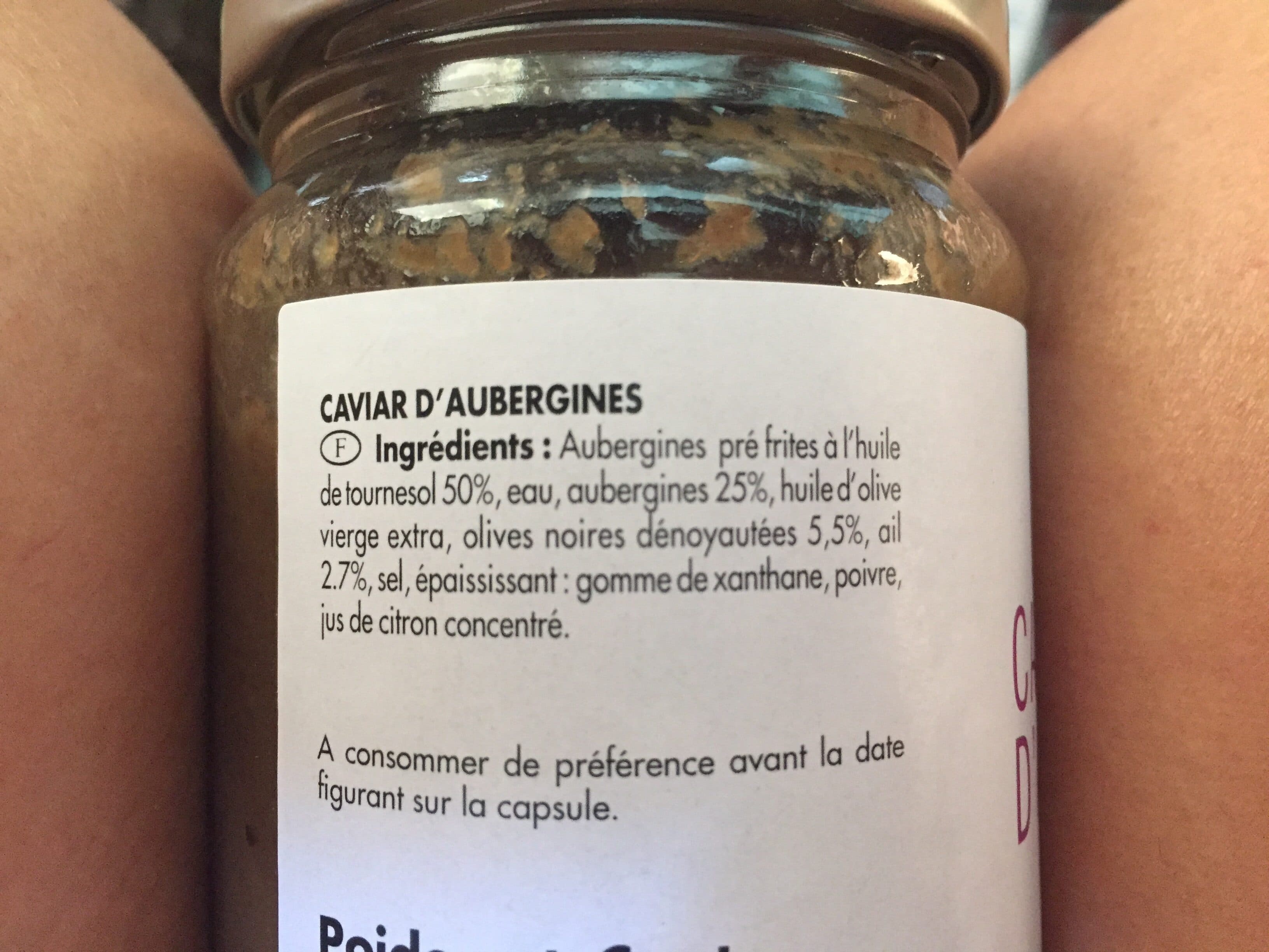 Marius bernard Caviar d'aubergines packshot