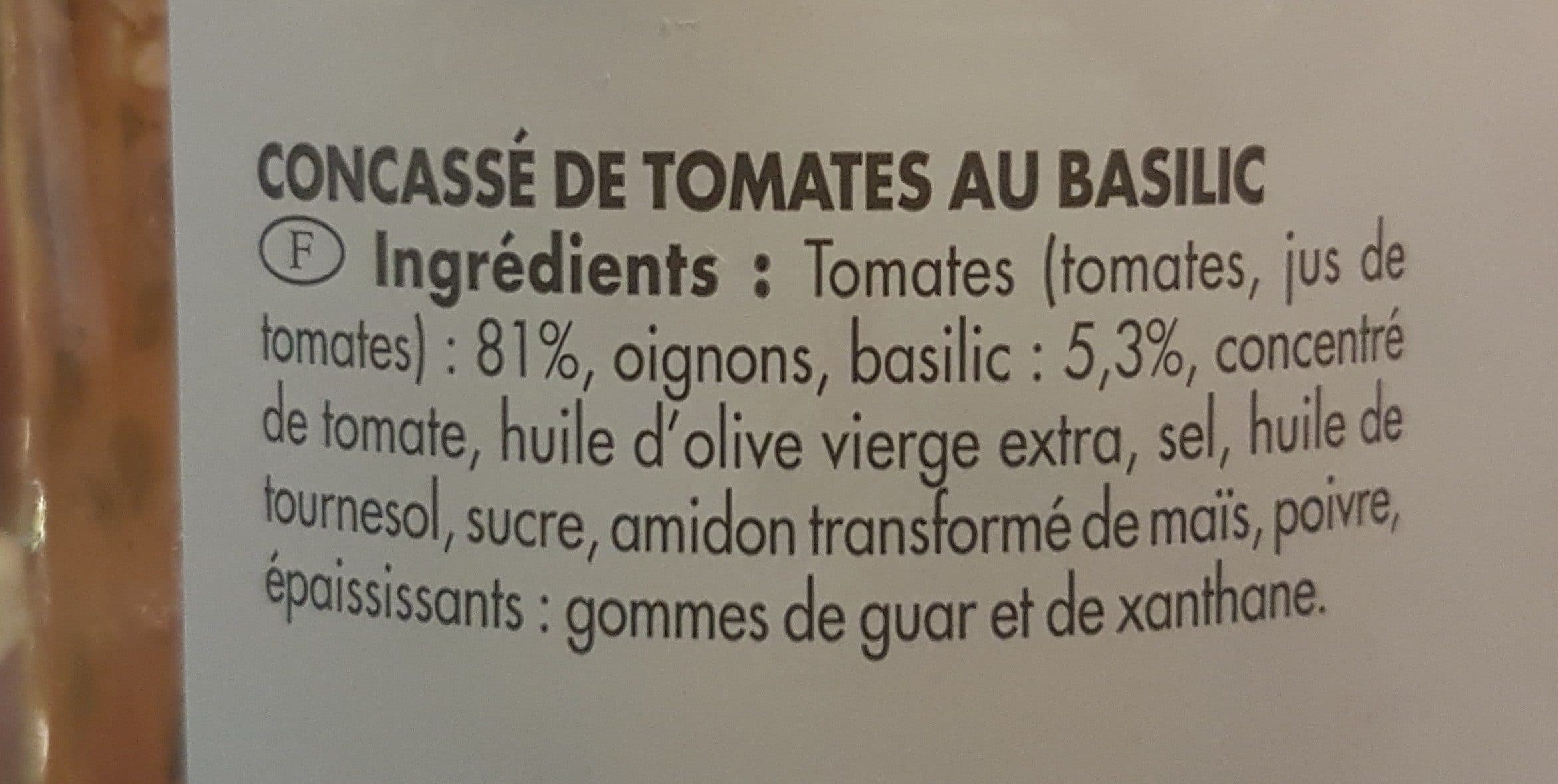 Marius Bernard Concasse de tomates au basilic packshot