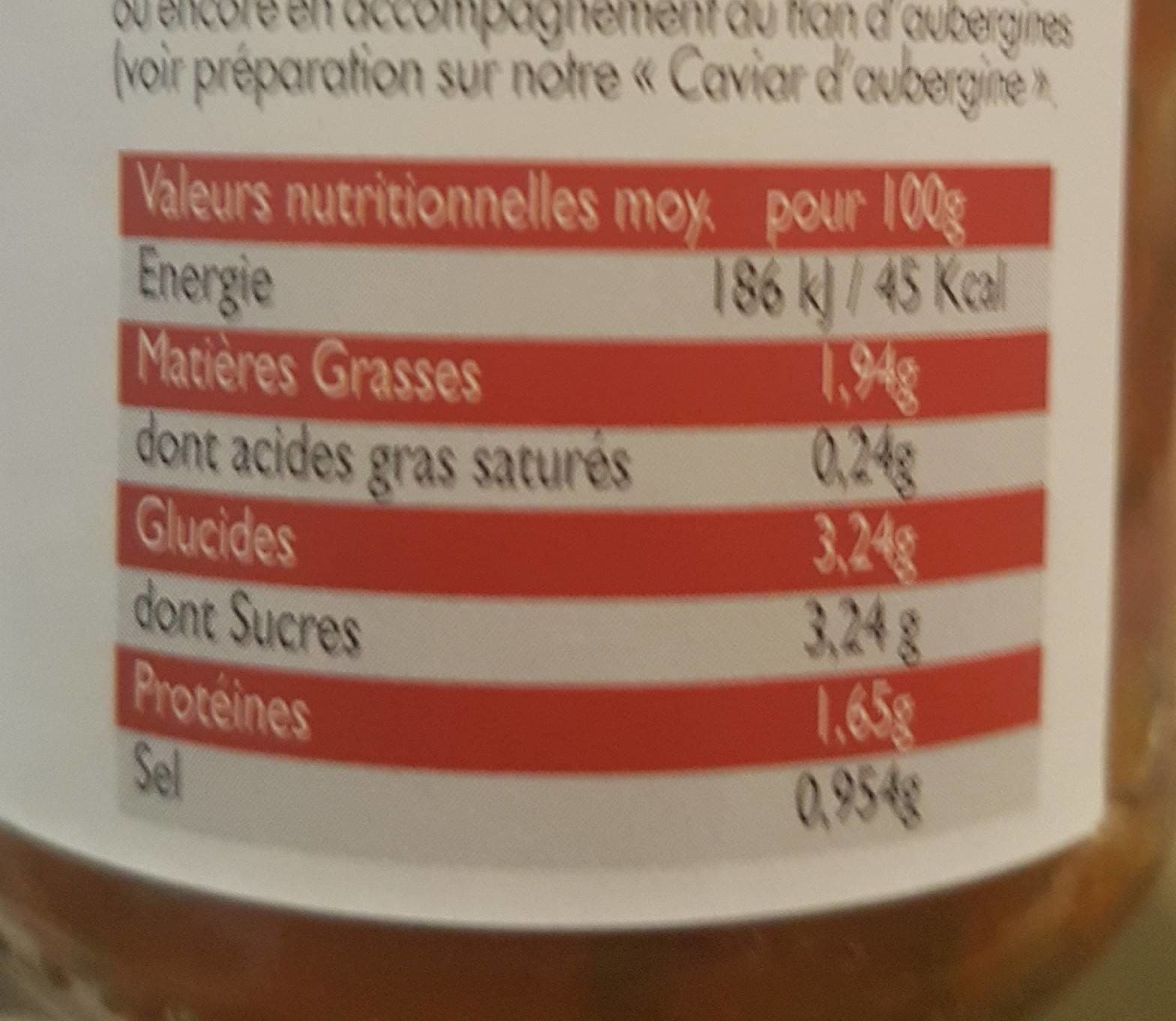 Marius Bernard Concasse de tomates au basilic packshot