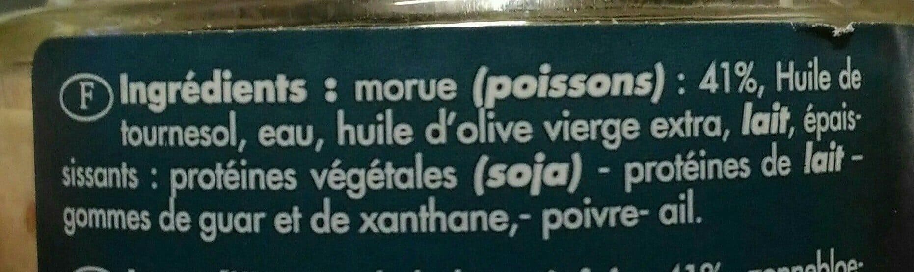 Marius Bernard Brandade de morue, 100g packshot