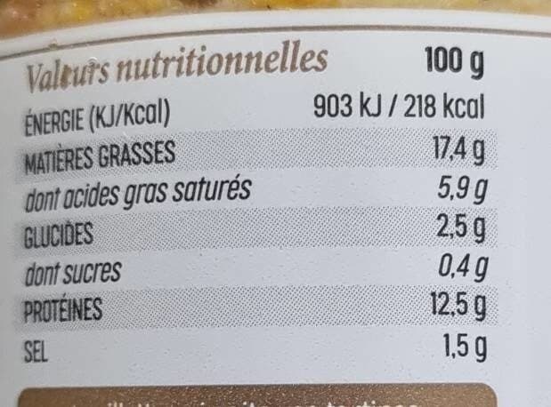 Marius Bernard Rillette de truite au piment d'Espelette packshot