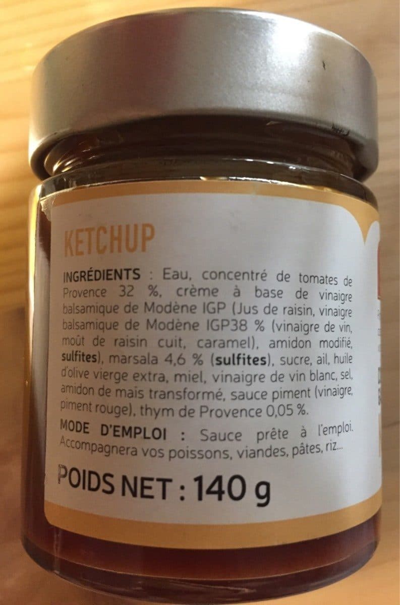 Marius Bernard Ketchup gastronomic packshot