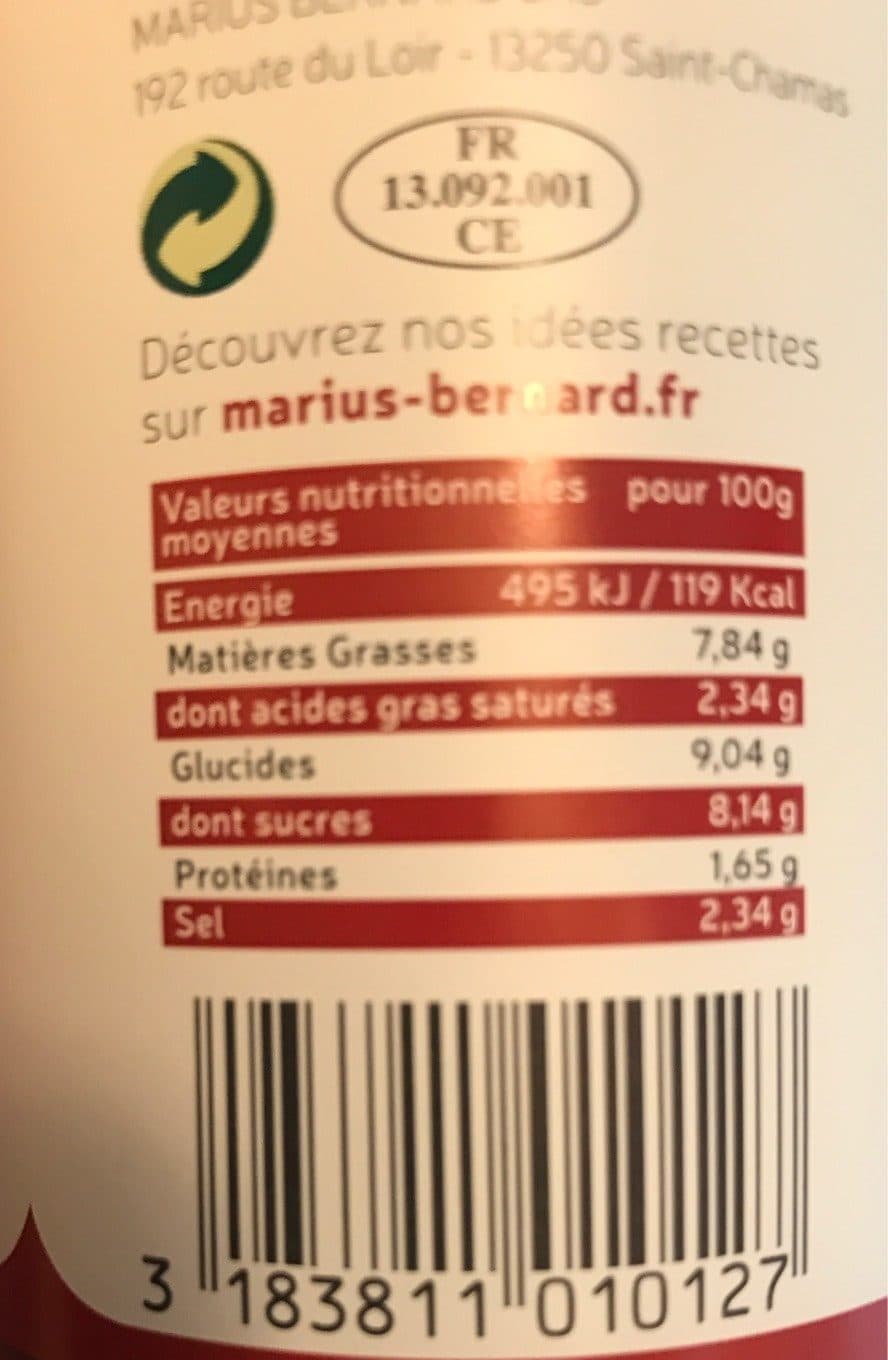 Marius Bernard Tomatensaus Pce & Balsamico Creme 190G packshot